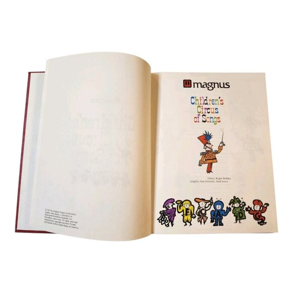 Magnus Children's Circus of Songs - Vintage 50 Years Old Unique Musical Fun - Picture 4 of 8